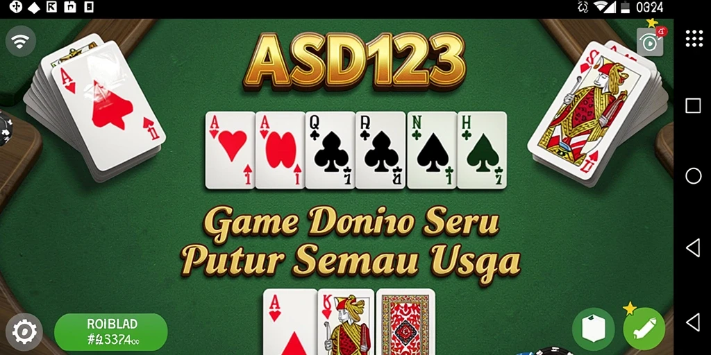 Gameplay menarik dalam ASD123 yang menampilkan domino klasik.