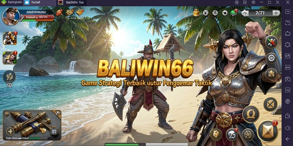 Tampilan gameplay menarik dari BALIWIN66 dengan strategi mendalam.