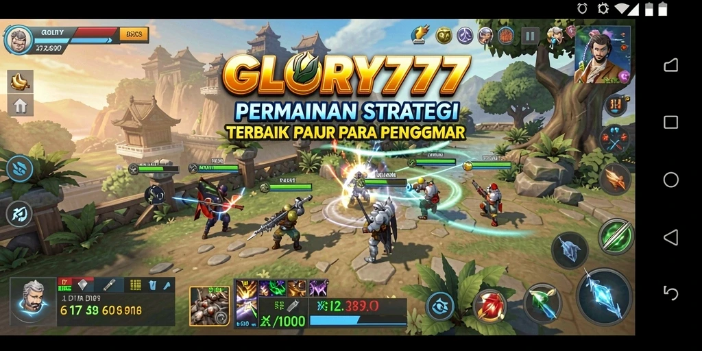 Tampilan gameplay <strong>GLORY777</strong> yang menegangkan dan penuh strategi.