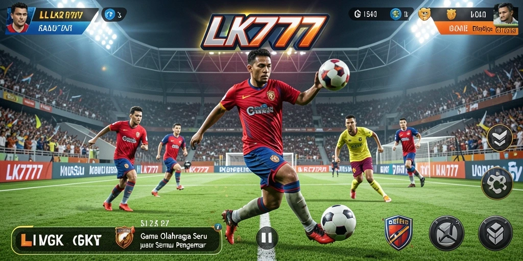 Tampilan gameplay LK777 yang seru dan penuh aksi olahraga.
