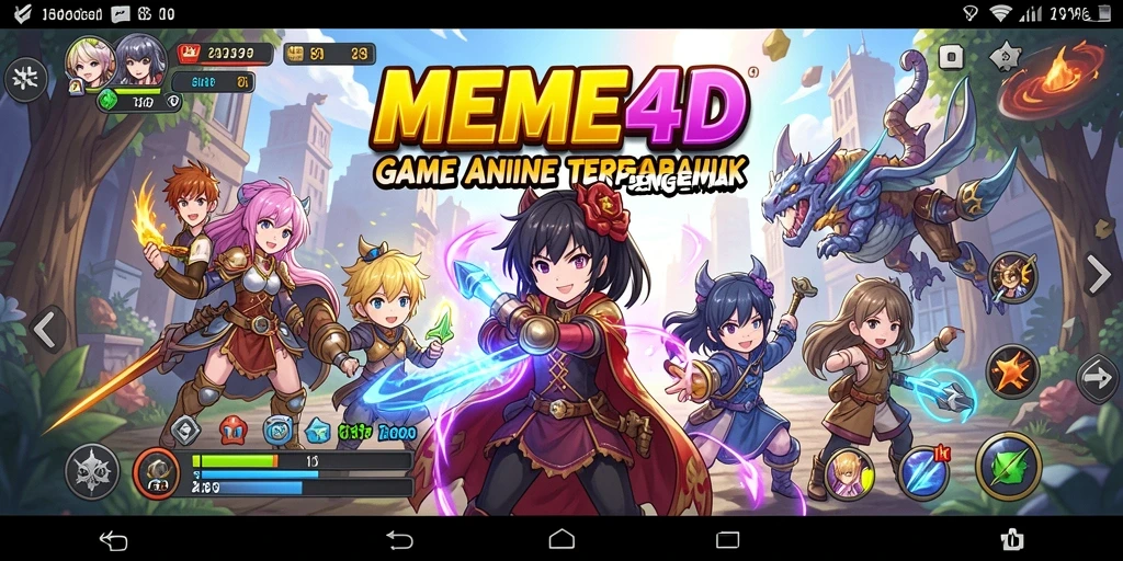 Gameplay seru di dunia anime yang penuh warna.