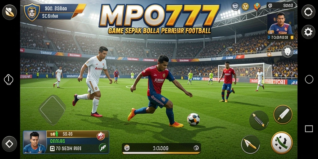 Gameplay MPO777 yang menegangkan dalam aksi sepak bola.
