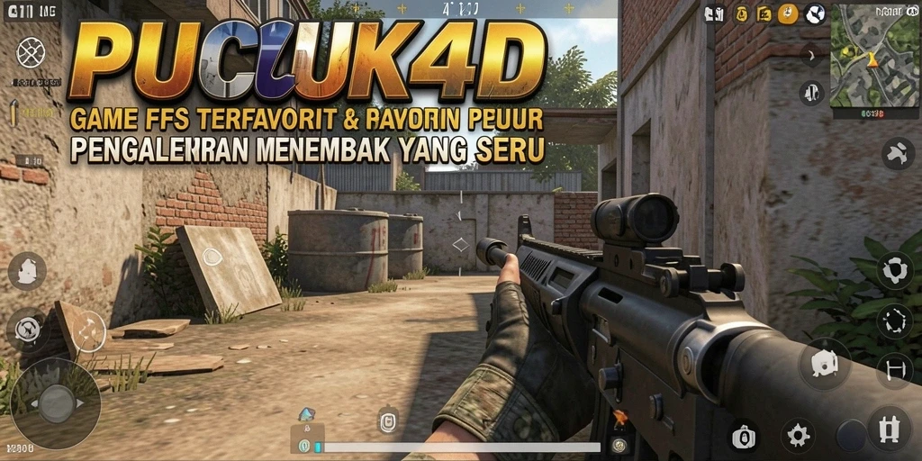Tampilan gameplay menembak yang mendebarkan di PUCUK4D.