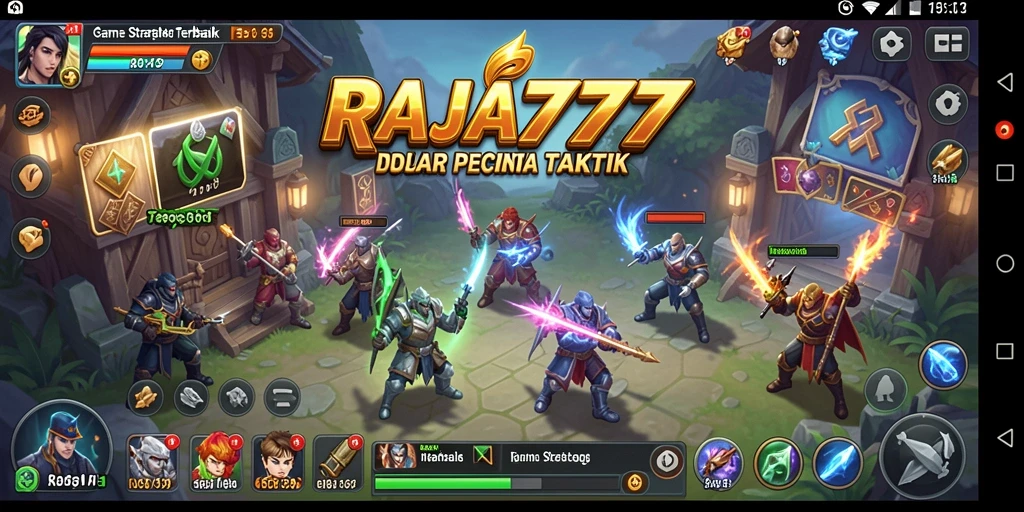 Tampilan gameplay RAJA777 yang memukau dengan pengalaman strategi yang mendebarkan.