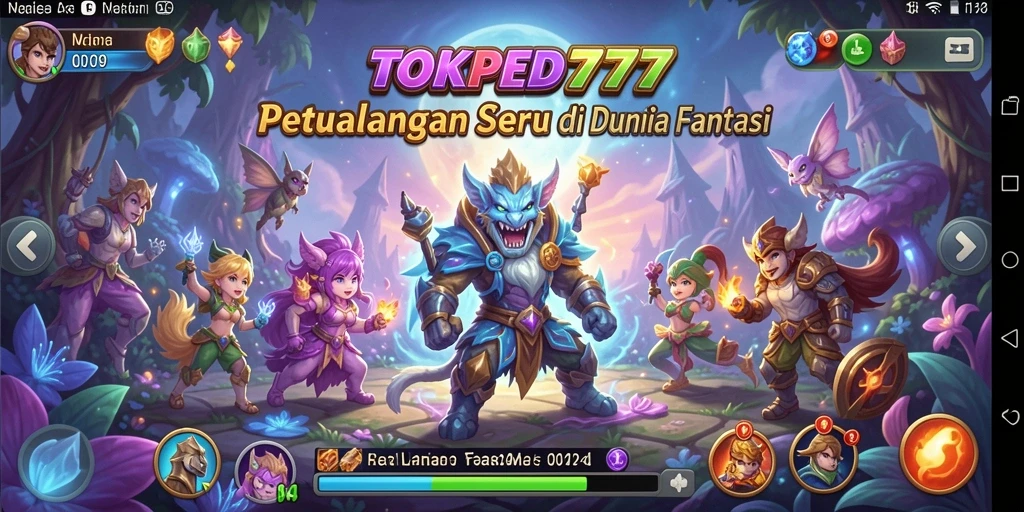 Tampilan gameplay TOKPED777 yang menegangkan dan penuh petualangan.