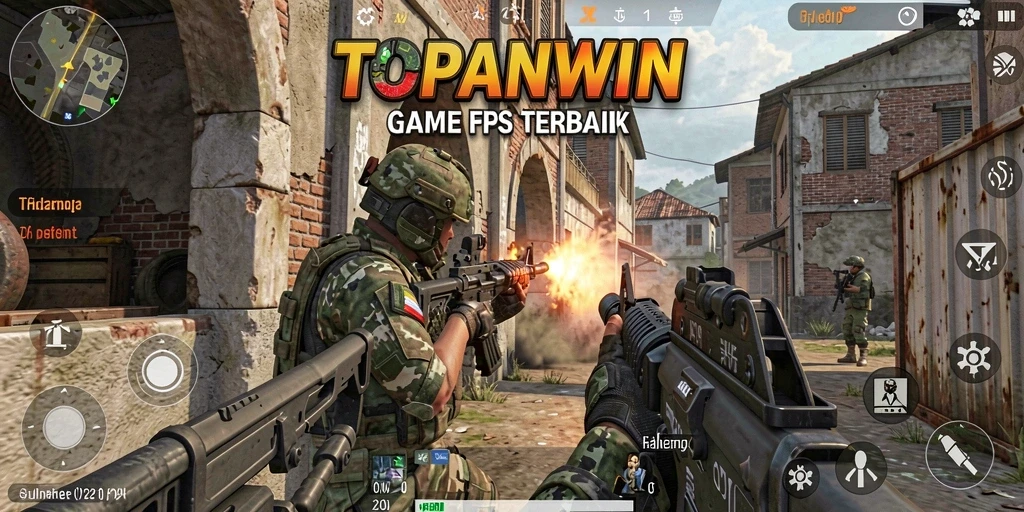 Tampilan gameplay dinamis dalam TOPANWIN yang memikat.